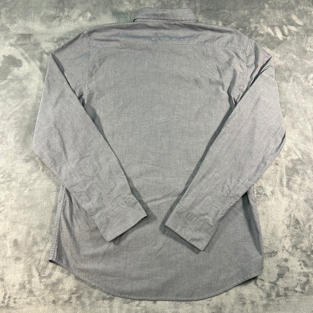 Men's Lighter Sky Blue Button-Up Shirt - Picture 6 of 8